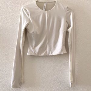 SOLD. Lululemon long sleeve size XS in cream color Brand New
